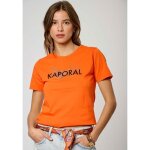 Kaporal - t - shirt orange femme 100% coton eloa