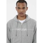 Sweat zipp� homme kaporal rolan - gris - manches longues - col capuche