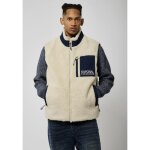 Kaporal - veste sherpa sans manches beige homme jolym Kaporal - veste sherpa sans manches beige homme jolym