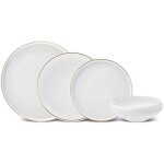 Karaca streamline sunset gold service de table 6 places24 pi�ces - mat�riau new generation bone - sunset ...