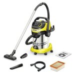 Aspirateur � cylindre k�rcher 1. 628 - 360. 0 noir acier inoxydable jaune