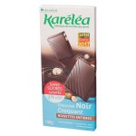 Karéléa chocolat sans sucres ajoutés tablette chocolat noir noisettes 150g Karéléa chocolat sans sucres ajoutés tablette chocolat noir noisettes 150g