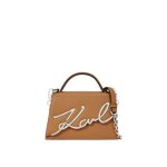 Karl lagerfeld sac bandouli�re essentials a1w30036 marron 1xv caramel