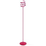 Karol - lampadaire droit m�tal rose abat - jour: elliptique m�tal rose 1 ampoule e27 pop color p25xd25xh160cm ...