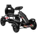 Homcom - kart � p�dales pour enfant - pp - 121x58x61cm - noir