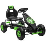 Homcom - kart � p�dales pour enfant - pp - 121x58x61cm - vert