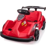 Kart à pédales voiture pour enfants - oryxearth - rouge - 6v - electrique - 4 roues Kart à pédales voiture pour enfants - oryxearth - rouge - 6v - electrique - 4 roues