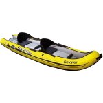 Kayak gonflable sit on top explorer reef 300 - sevylor - 2 personnes - jaune et noir - capacit 150 kg ...