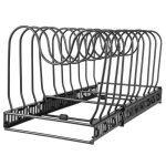 Kedia. rangement poele 10 compartiments r�glables porte casseroles 18 * 18 * 30 - 58cmpot porte - couverts ...