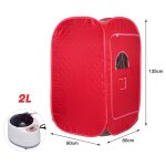Kedia. sauna g�n�rateur spa bain de tente portable avec steamer 2l et petite chaise pliante 80 * 80 * ...