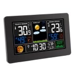 Keenso horloge mto station mto grand cran couleur thermomtre mto numrique fil intrieur deco ...