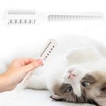 Keenso peigne de coupe de poils danimaux tondeuse  poils animaux de compagnie peigne rasoir de toilettage ...