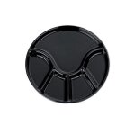 Kela assiette  fondue anneli - 215 cm - cramique noire