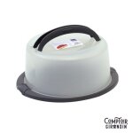 Bote de transport  gteau - kela - 12173 - 30cm - gris graphite - design contemporain