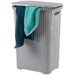 Kela - corbeille  linge - gris clair - brasilia