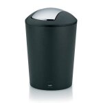 Kela poubelle de salle de bain marta - 5 l - noir