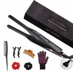 Kenlumo fer  lisser de voyage lisseur cheveux fer  boucler 2 en 1 petit fer plat pour hommes et femmes ...