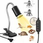 Kenlumo lampe tortue with timer 25w 50w uva uvb reptile chauffage lampe et amphibiens pour aquarium 360 ...