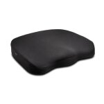 Coussin de chaise - kensington - k55805ww - mmoire de forme - noir - rectangle