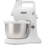 Kenwood hmp32. a0wh - batteur �lectrique chefette - bol rotatif - 5 vitesses + fonction turbo - fouets ...