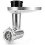 Hachoir de boucher - kenwood - kax950me - aluminium bross - 3 grilles acier - adaptable robots ptissiers ...