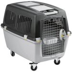 Kerbl - box de transport pour chien - gulliver mega - 70 x 50 x 51 cm - gris