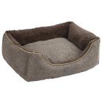 Kerbl panier corbeille samuel - 50 x 40 x 15 cm - argent et gris - pour chien