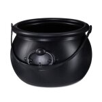 Relaxdays chaudron de sorcire accessoire de dguisement halloween dcoration plastique h x d : 13 x ...