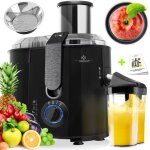 Kesser centrifugeuse pour fruits et lgumes en acier inoxydable 1100w noir