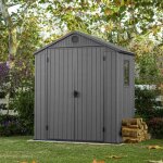 Keter abri de jardin darwin 64 gris 444958