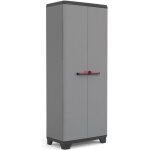 Keter armoire de rangement polyvalente stilo gris et noir 173 cm organisateur 434770