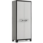 Keter armoire de rangement polyvalente titan noir et gris 182 cm organisateur 434760