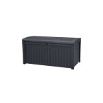 Keter coffre de rangement borno coffre en rsine rsistant aux intempries gris - 416l - 129. 5 x 70 ...