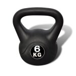 Poids kettlebell 6 kg rev�tement plastique 90388