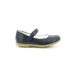 Babies - kickers - ambellie - cuir - bleu - fermeture scratch