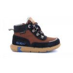 Kickers baskets hautes juniby noir garon