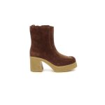 Kickers boots kick celest marron