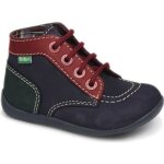 Kickers bottillon cuir garçon marine Kickers bottillon cuir garçon marine