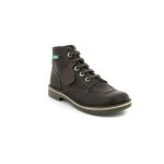Bottillons - kickers - kick col - marron - cuir - compensé Bottillons - kickers - kick col - marron - cuir - compensé