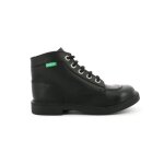 Kickers bottillons kick col noir piqure noire
