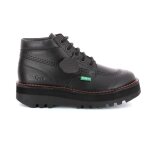 Bottillons - kickers - kickplatform - cuir - noir - talon 5 cm