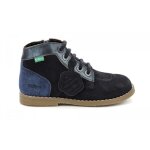 Bottillons - kickers - kouklegend - bordeaux - cuir - fille