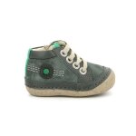 Bottillons - kickers - sonistreet - cuir - kaki - garçon Bottillons - kickers - sonistreet - cuir - kaki - garçon