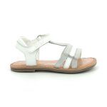 Sandales - kickers - diamanto - cuir - blanc - scratch