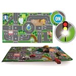 Kids globe tapis de circulation avec feux led pour enfants 72x120 cm Kids globe tapis de circulation avec feux led pour enfants 72x120 cm