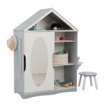 Kidkraft - armoire / dressing et coiffeuse en bois pour enfant