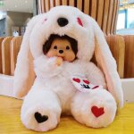 Kiki doll cartoon brun bonny monchhichi mignon 20cm peluche poupe enfants jouet cadeau de nol - arc ...