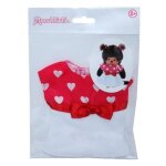 Kiki - monchhichi - selection boutique fashion - vtements mode de poupe [herzchen - kleid]
