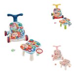 Kikkaboo chariot de marche 2 en 1 grow table de jeu motorikspielcenter boules [bleu]