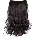 Extension de cheveux - kimiss - 23. 6in - boucls - synthtique - 6 clips